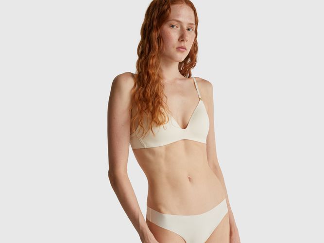 Benetton, Soutien-gorge Triangle Rembourré, taille, Crème - United Colors of Benetton - Modalova