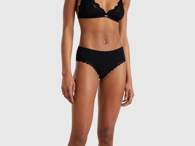 Benetton, Brésilien En Modal Stretch, taille L, Noir - United Colors of Benetton - Modalova