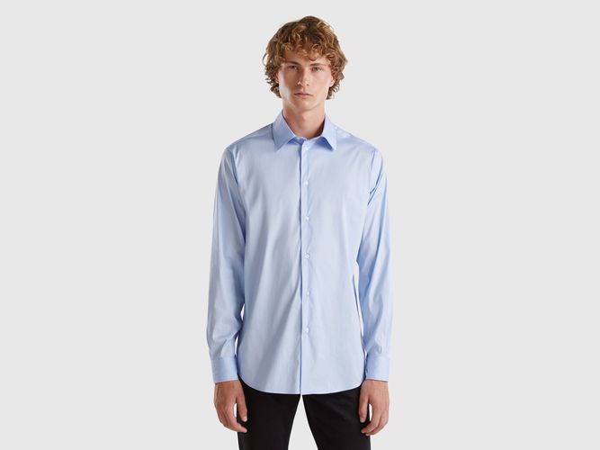 Benetton, Chemise Coupe Slim, taille XXL, Bleu Clair - United Colors of Benetton - Modalova