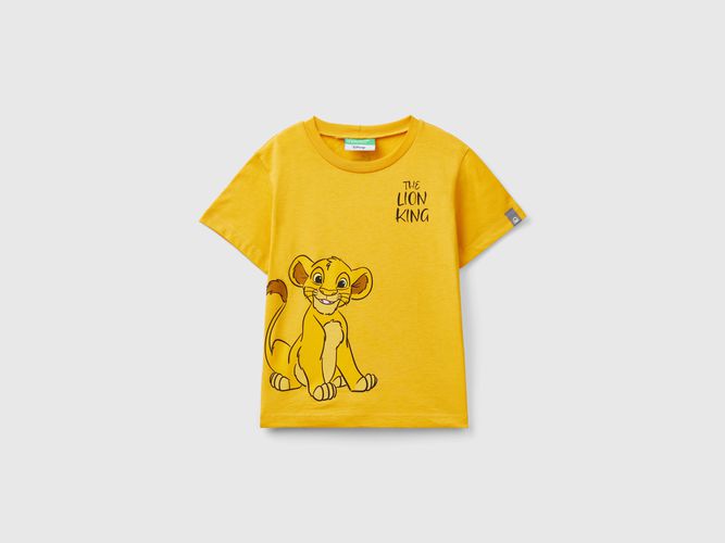 Benetton, Maglietta Giallo Ocra ©disney Simba, taglia 116, Senape, Bambini - United Colors of Benetton - Modalova