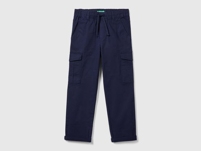 Benetton, Pantaloni Cargo Straight, taglia XL, Blu Scuro, Bambini - United Colors of Benetton - Modalova