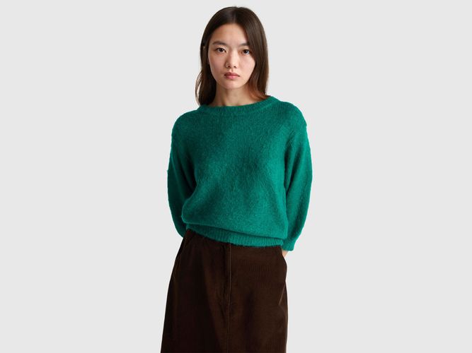Benetton, Chemise Chaude À Manches Courtes, Taille: S, Vert Foncé - United Colors of Benetton - Modalova