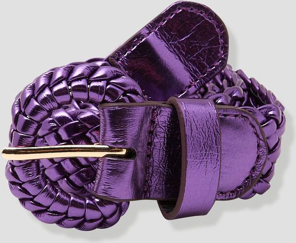 Ceinture tressée dorée Violet L - Promod - Modalova