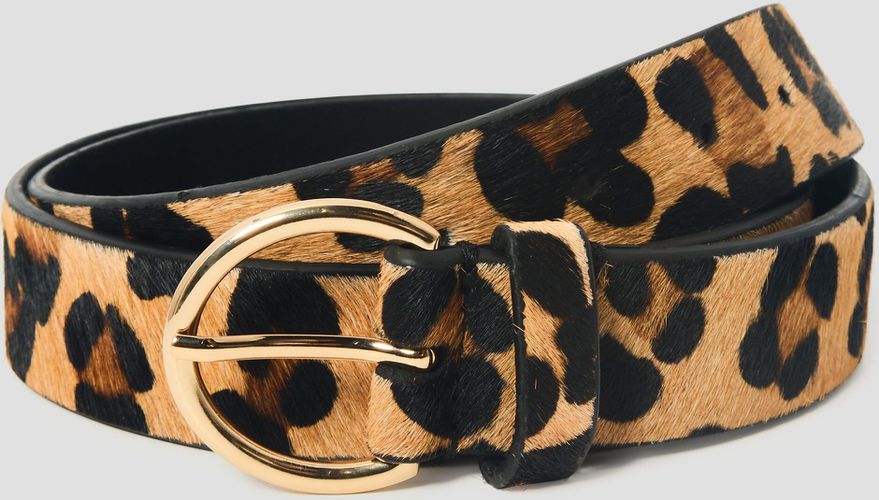 Ceinture en cuir motif léopard Imprimé L - Promod - Modalova