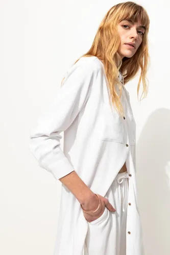 Promod Longue chemise Femme Ecru - Promod - Modalova