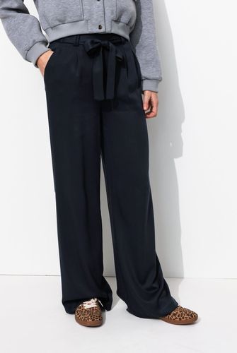 Pantalon large version longue Marine - Promod - Modalova