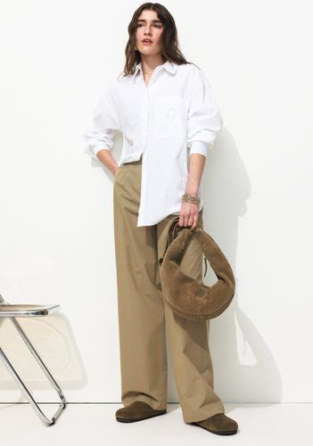 BILLY Pantalon large Rayé vert 44 - Promod - Modalova