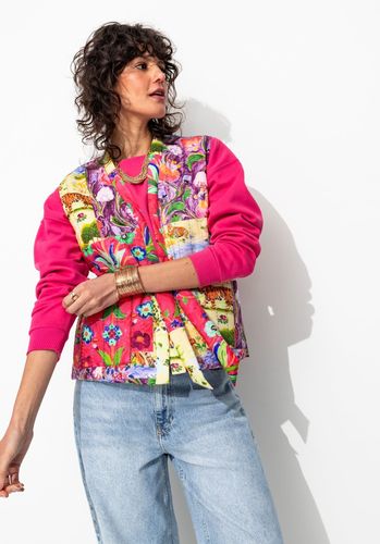 Veste imprimée Laura Gulshani Rayures roses XS - Promod - Modalova
