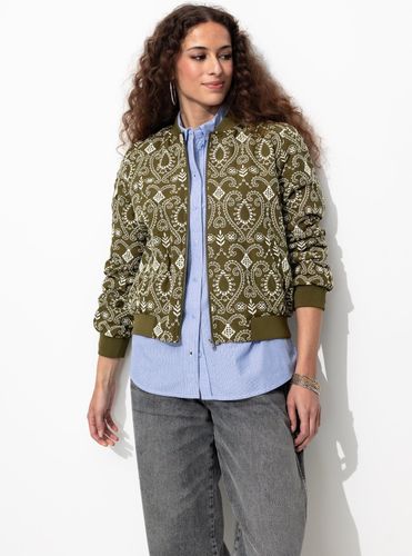 Blouson en broderie anglaise Kaki 36 - Promod - Modalova