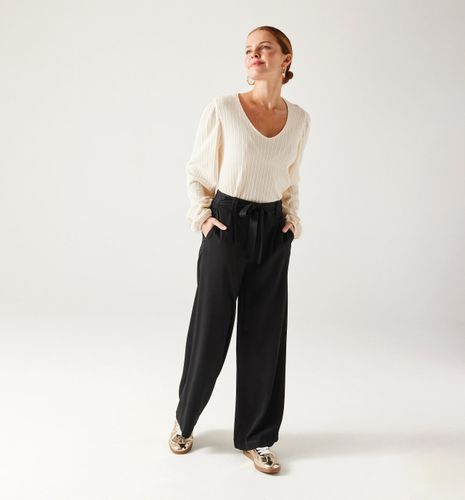 Pantalon large et fluide Noir 40 - Promod - Modalova