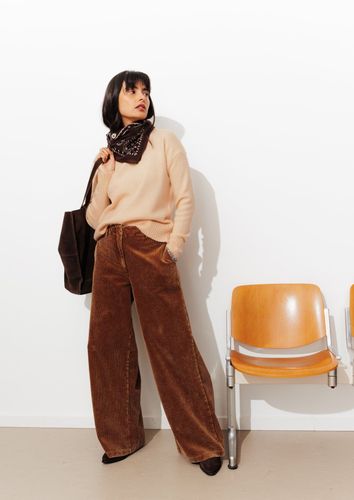 Promod Pull col rond Femme Ecru S - Promod - Modalova