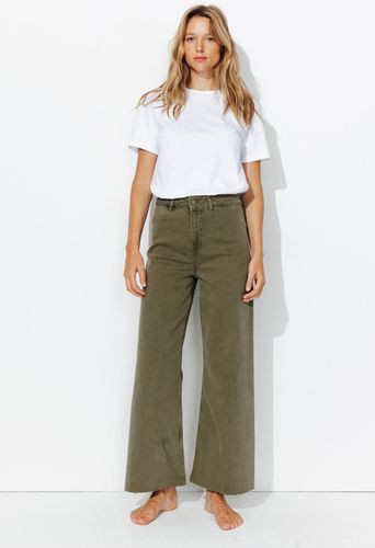 HECTOR jean taille haute Kaki 48 - Promod - Modalova