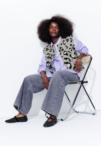 Gilet sans manches léopard Imprimé noir S - Promod - Modalova