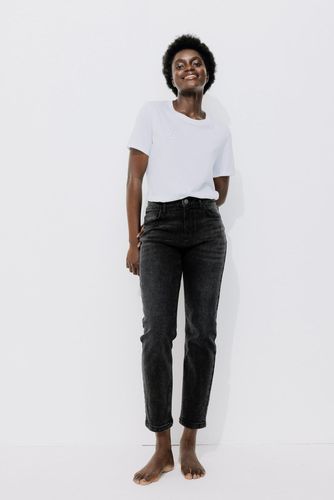 Jean slim cropped GASTON Noir 34 - Promod - Modalova