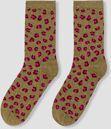 Chaussettes léopard fuchsia - Promod - Modalova