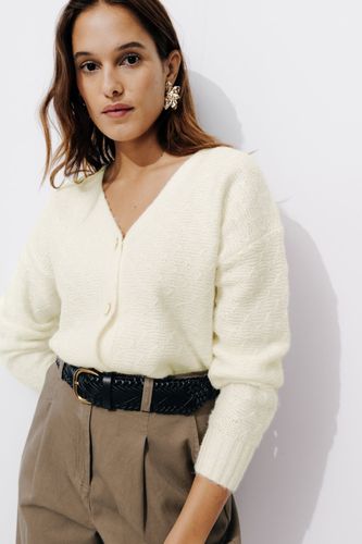 Cardigan torsadé Ecru XS - Promod - Modalova