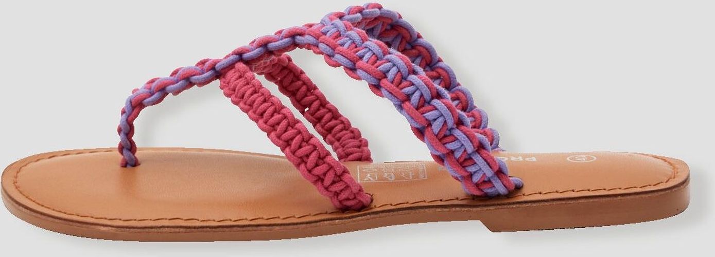 Tong en macramé Imprimé multicolore - Promod - Modalova