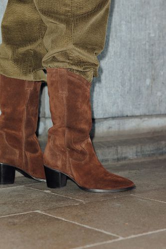 Bottes en cuir western - Promod - Modalova