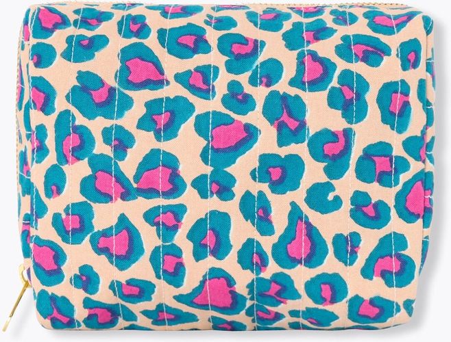 Trousse matelassée léopard Imprimé saumon Unique - Promod - Modalova