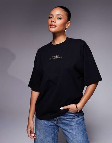 Kaia - T-shirt oversize - Noir Noir 36 female - Barbour International - Modalova