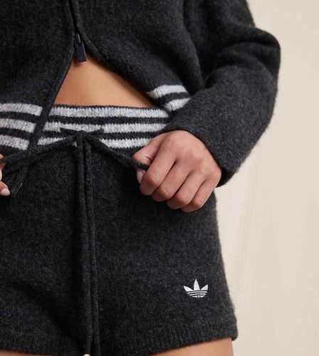 Mini-short en maille - Anthracite-Gris Gris 3XL female - Adidas Originals X Asos - Modalova