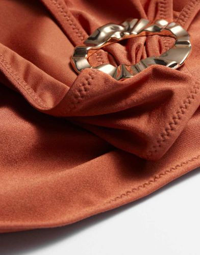 Mix & Match - Bas de bikini échancré à anneau sur le côté - Orange brûlé Orange 34 female - & Other Stories - Modalova