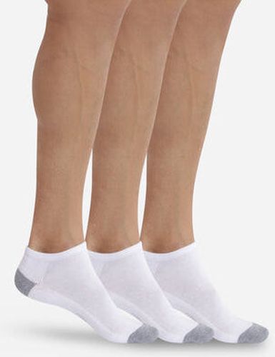 Lot de 3 paires de socquettes de sport invisibles - Masculin - Taille 40/45 Blanc 40/45 - Dim - Modalova