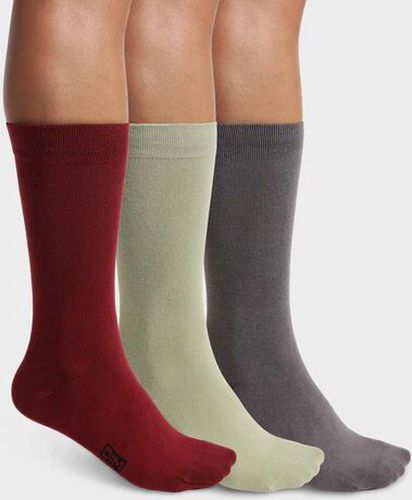 Lot de 3 paires de chaussettes Gris Sauge Coton - Masculin - Taille 39/42 39/42 - Dim - Modalova