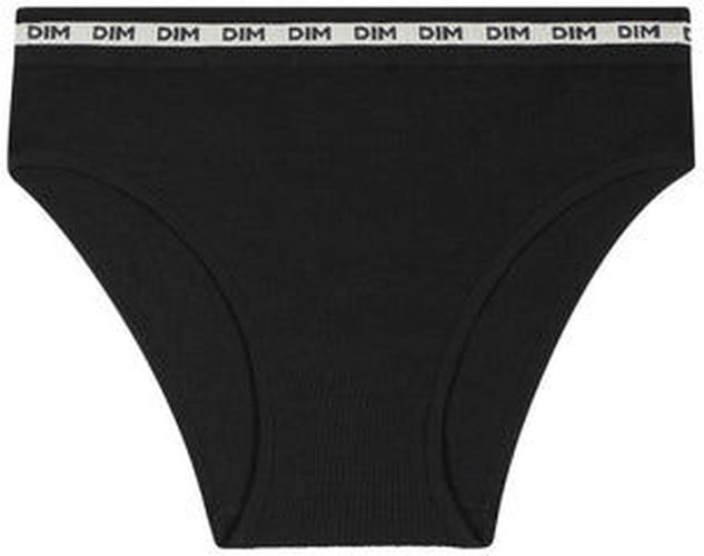 Slip pour fille en tissu côtelé Noir à ceinture beige Icons Noir 10 - Dim - Modalova
