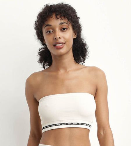 Soutien-gorge bandeau en modal polyamide Beige sans armature Icons Seamless Beige S - Dim - Modalova