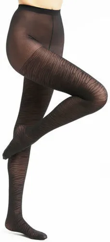 Collant transparent Noir à motif zèbre Style - Féminin - Taille 3/4 Noir 3/4 - Dim - Modalova