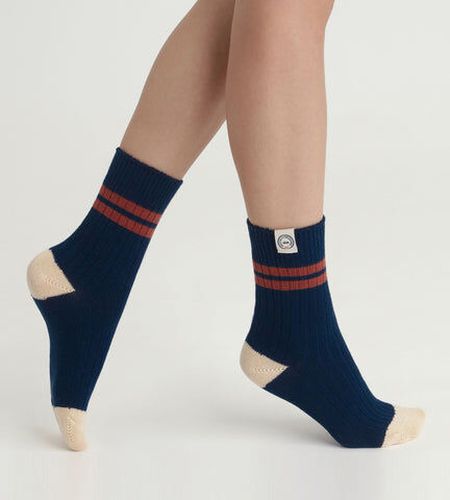 Chaussettes colorblock Bleu x Ines de La Fressange Bleu 39/42 - Dim - Modalova