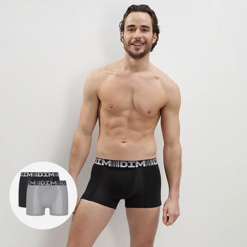 Lot de 2 boxers respirants Noir Gris Perle 3D Flex Air Noir 2 - Dim - Modalova