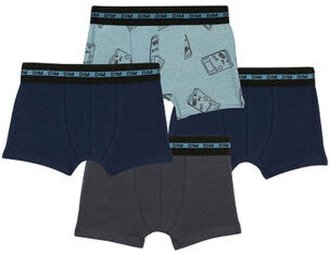 Lot de 4 boxers garçon coton stretch motif gameboy Eco Mode - Masculin - Taille 10 10 - Dim - Modalova