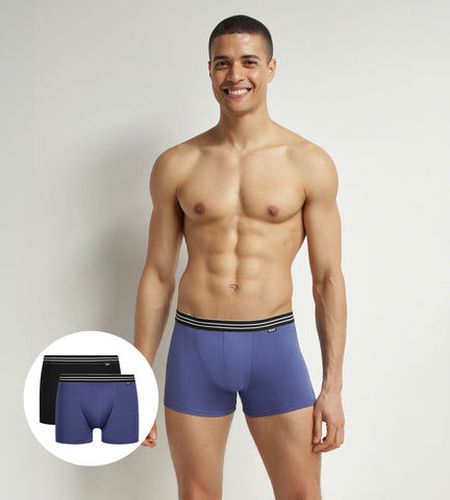 Lot de 2 boxers en coton stretch Turquin Eco - Masculin - Taille 4 4 - Dim - Modalova