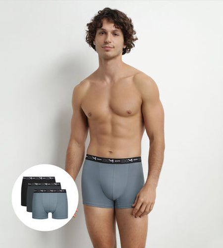 Lot de 3 boxers Coton Stretch - Masculin - Taille 5 5 - Dim - Modalova