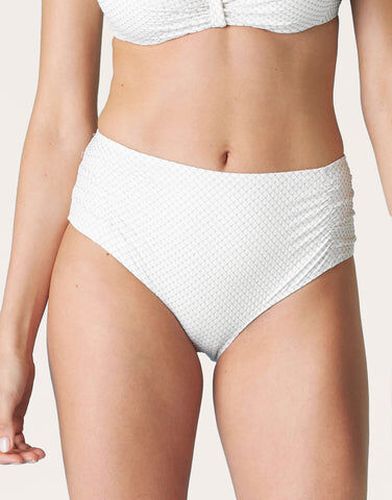 Bas de maillot de bain montant blanc et doré - Féminin - Taille 44 Blanc 44 - Lovable - Modalova