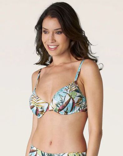 Haut de bikini à armatures à imprimé tropical - Féminin - Taille 95D Vert 95D - Dim - Modalova