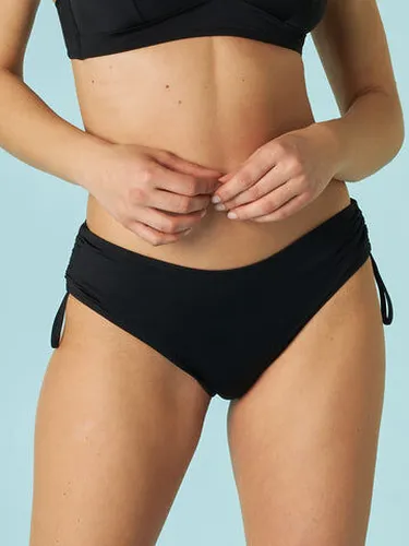 Slip de bain taille haute avec cordon Essential Micro en microfibre noir Noir 44 - Lovable - Modalova