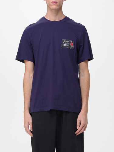 T-Shirt MSGM Homme couleur Bleu S - Msgm - Modalova
