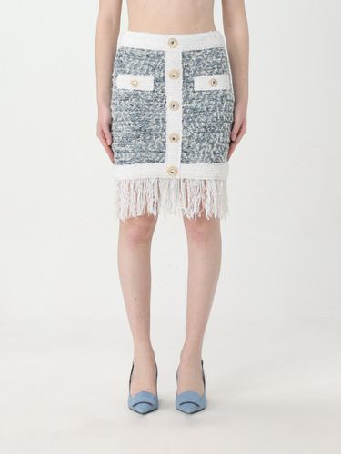 Jupe couleur Bleu Azur 36 - Balmain - Modalova