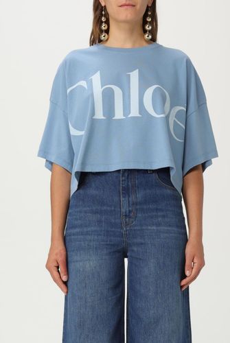 T-Shirt CHLOÉ couleur Bleu XS - Chloé - Modalova