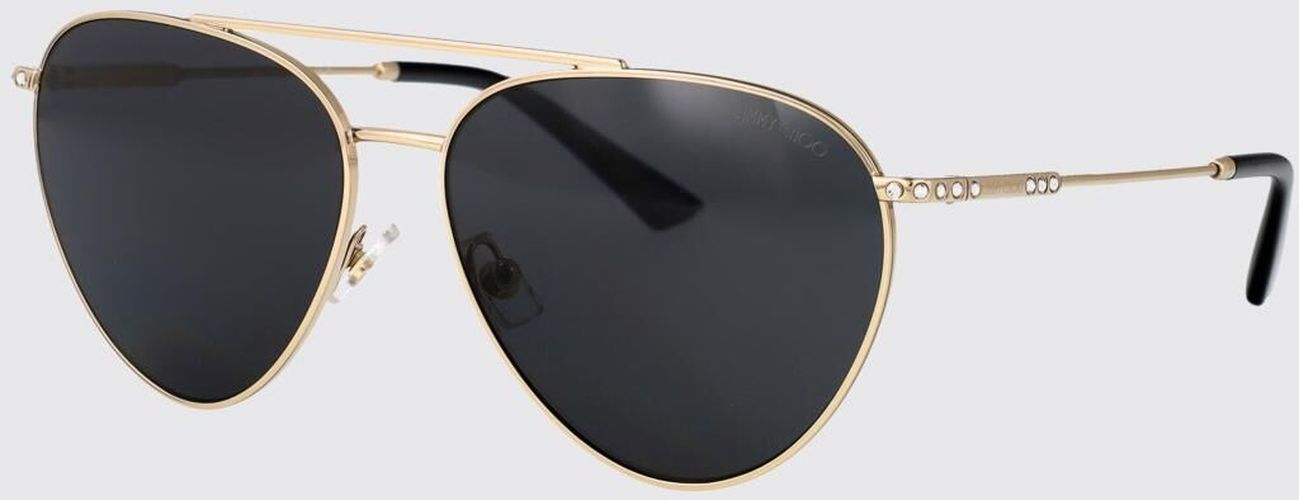 Lunettes De Soleil couleur Yellow Gold 60 - Jimmy choo - Modalova