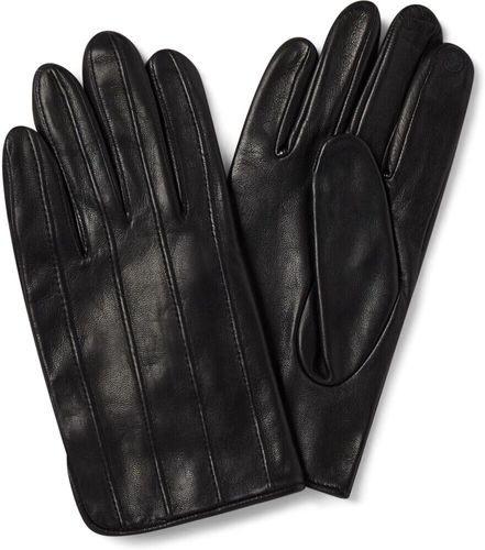 Gants tactiles en cuir - noir - Draeger - Modalova