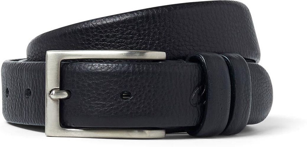 Ceinture en cuir grainé - Noir - Draeger - Modalova