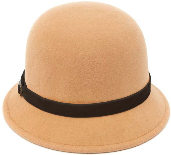 Chapeau en Laine Cloche Feutre Camel - Draeger - Modalova