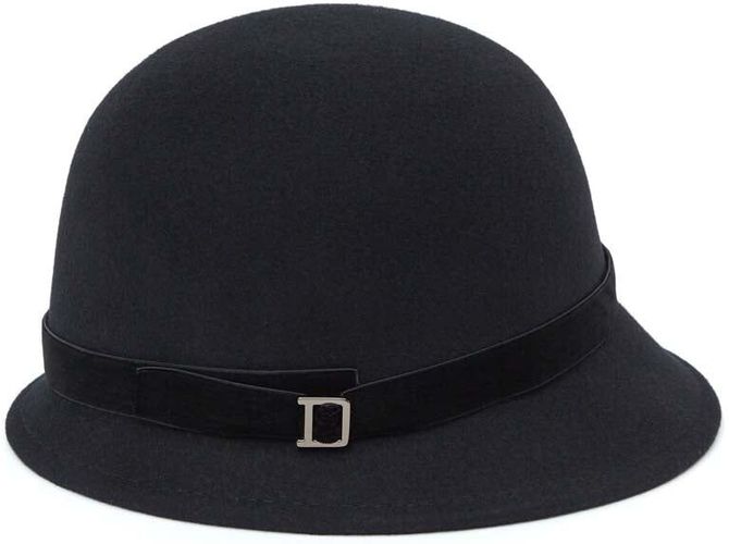 Chapeau en Laine Cloche Feutre Noir - Draeger - Modalova