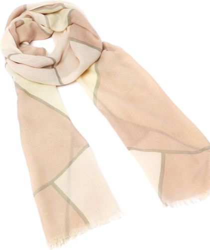Foulard imprimé New York - Sable - 70x180 cm - Draeger - Modalova