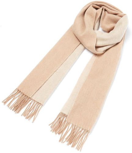 Echarpe en Laine à Franges - Beige - Draeger - Modalova