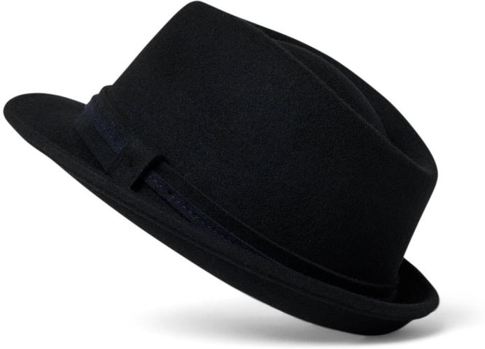 Trilby double galon en laine - noir - Draeger - Modalova